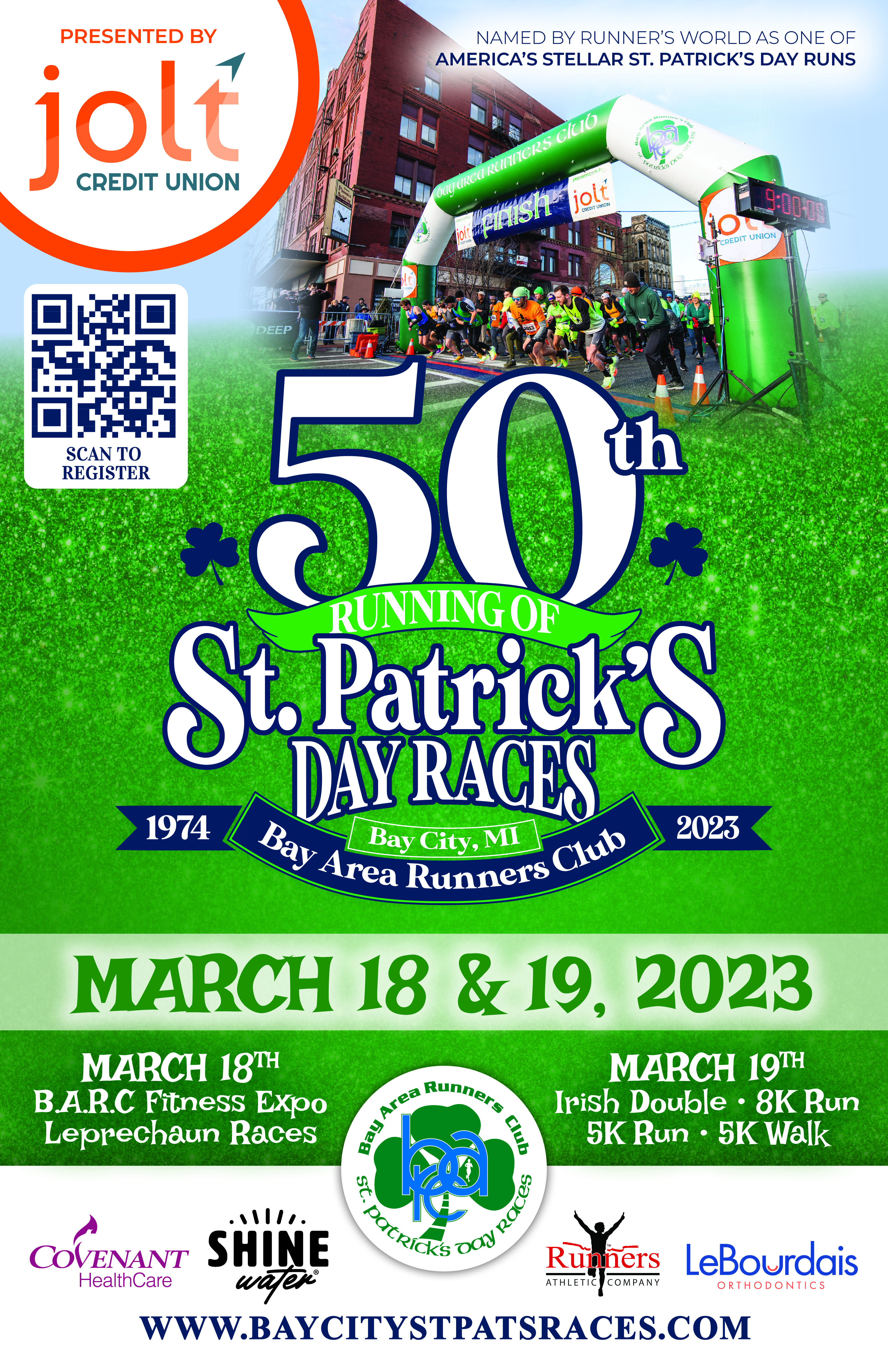 50th St Patrick's Day Races Poster